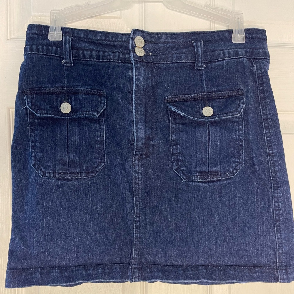 Almost Famous jean skirt, size 7